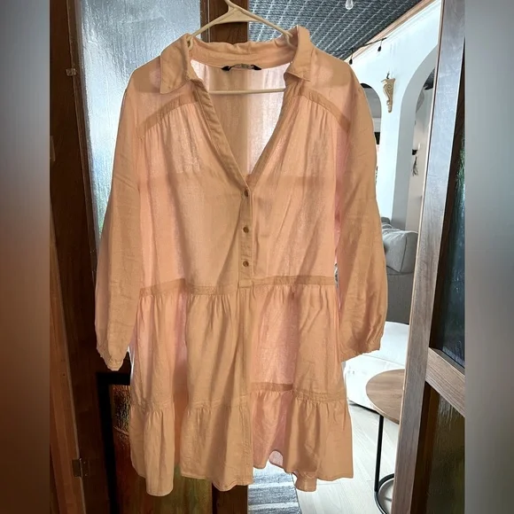 Pink zara dress - Picture 1 of 3